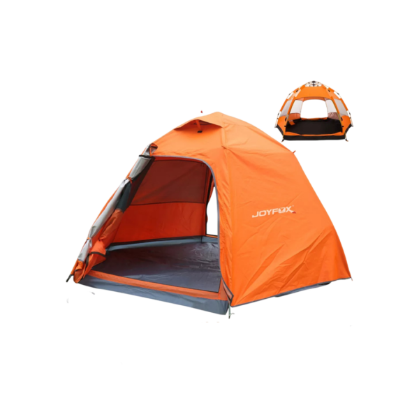 Barraca De Camping Automática 5/8 Pessoas Laranja Com Capa