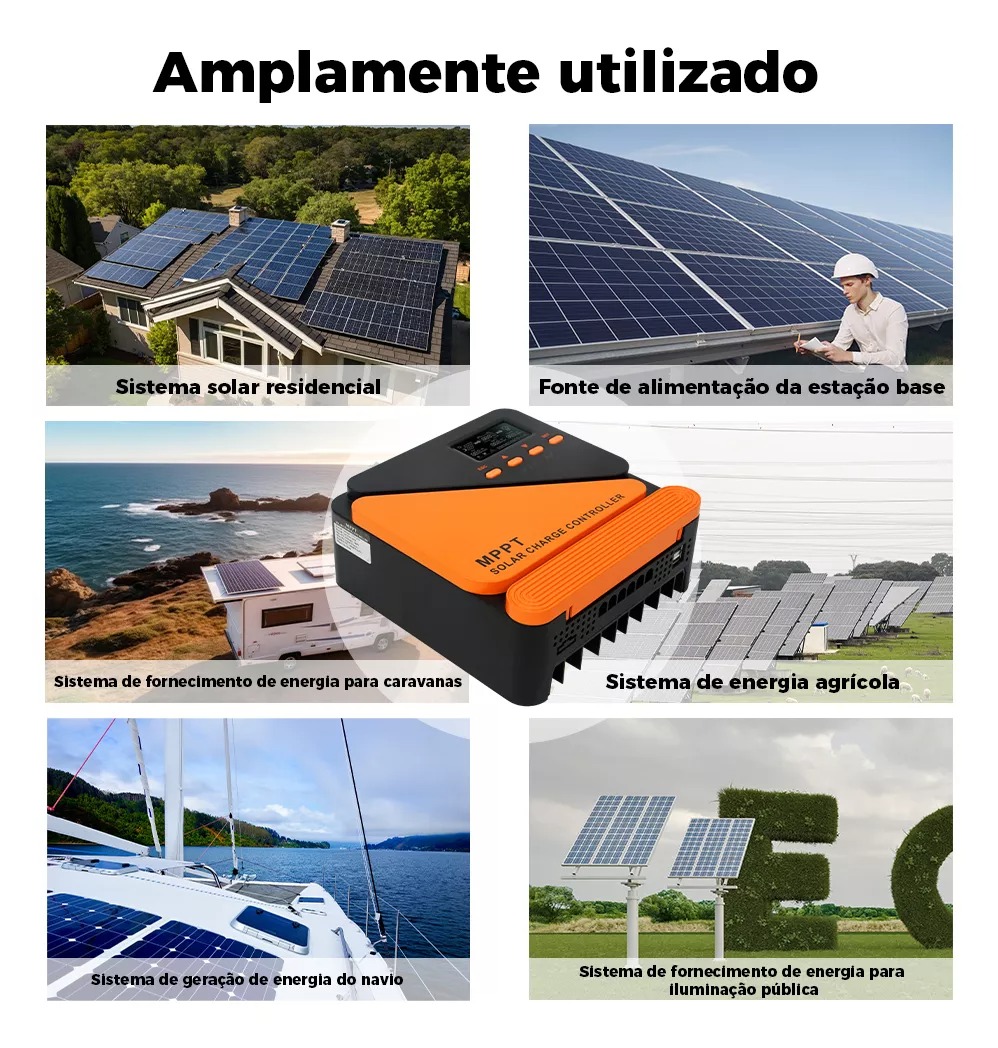 kyowページ Controlador De Carga Painel Solar 100% Mppt 40a Usb Lcd 12/24vdc